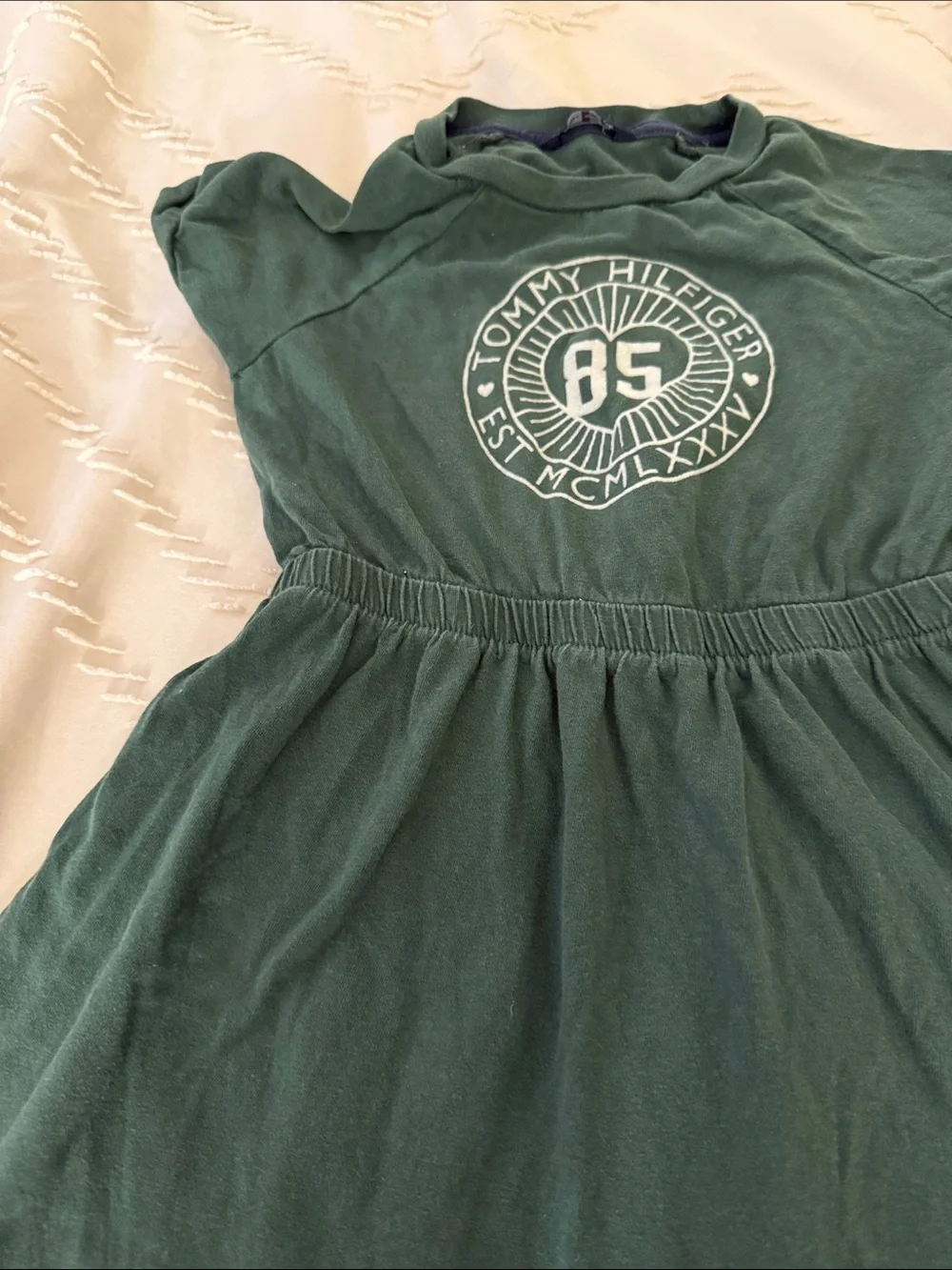 Tommy Hilfiger Dark Green Logo Dress